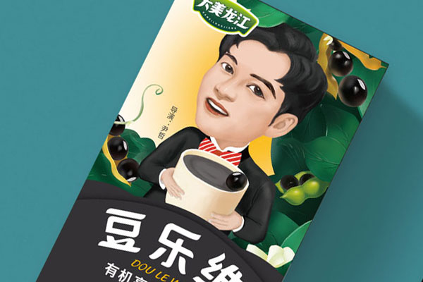 恭祝大美龙江豆浆粉系列包装设计落地
