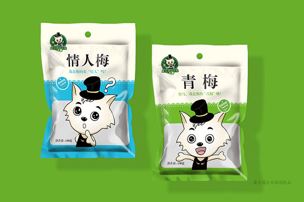 休闲食品包装设计·小小狼蜜饯包装设计