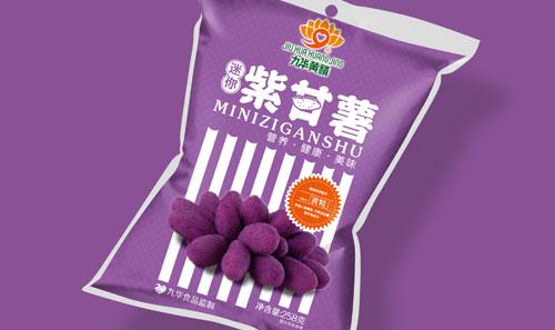 九华黄精迷你紫薯包装设计