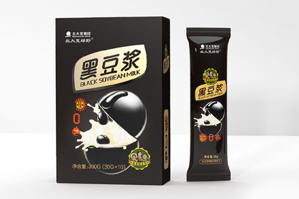 北大荒豆浆粉包装设计落地